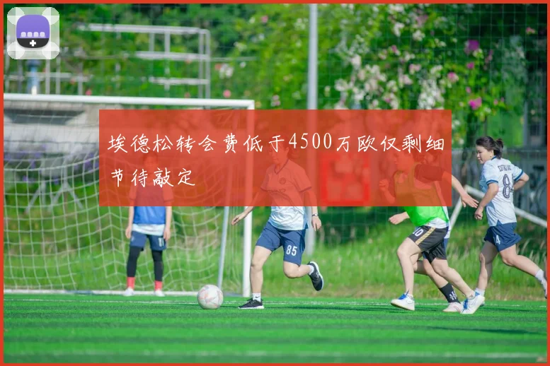 埃德松转会费低于4500万欧仅剩细节待敲定